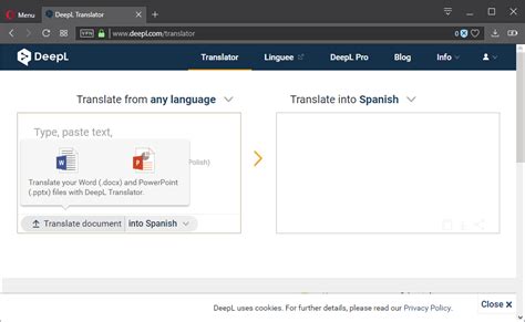 translate english to spanish extension edge